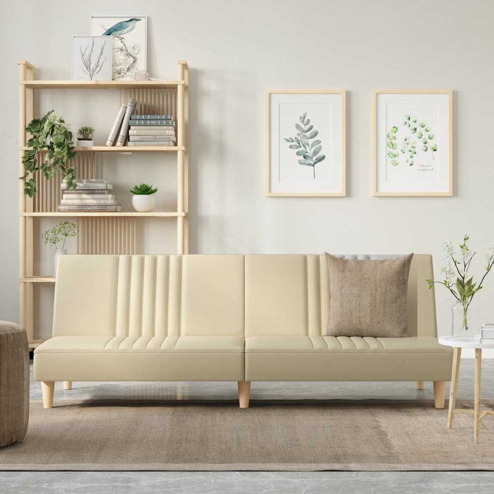 Bäddsoffa Ljus Tyg