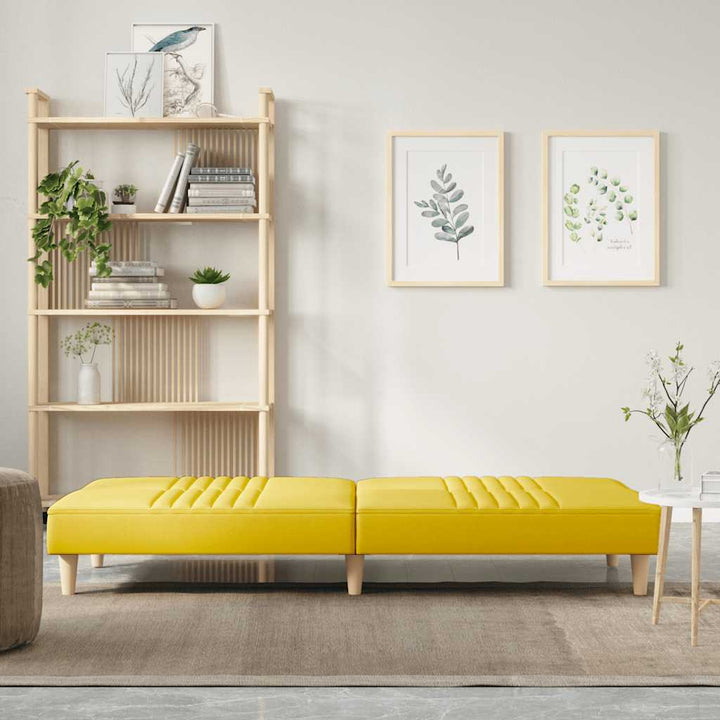 Bäddsoffa Ljus Tyg