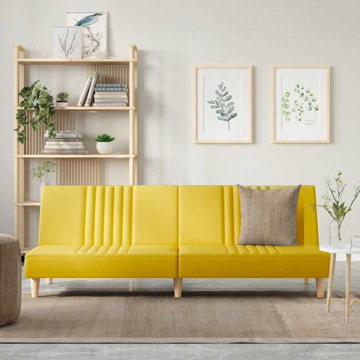 Bäddsoffa Ljus Tyg