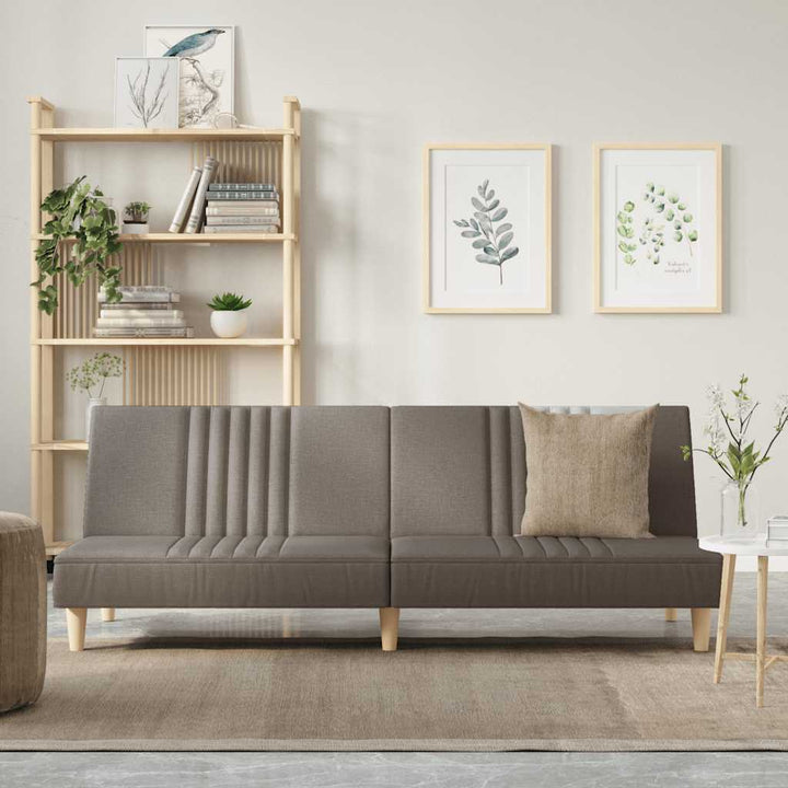 Bäddsoffa Ljus Tyg