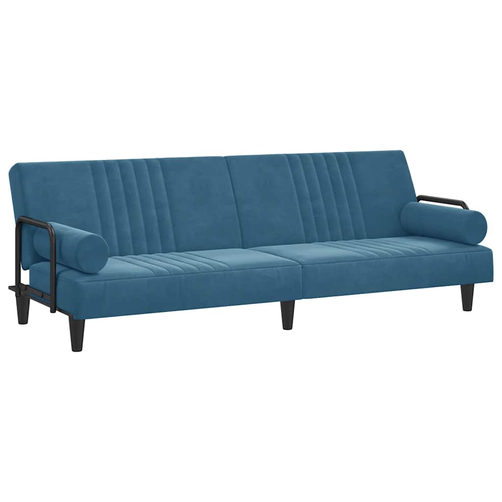 Bäddsoffa Med Armstöd Sammet