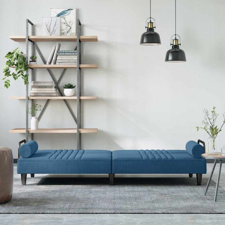 Bäddsoffa Med Armstöd Sammet