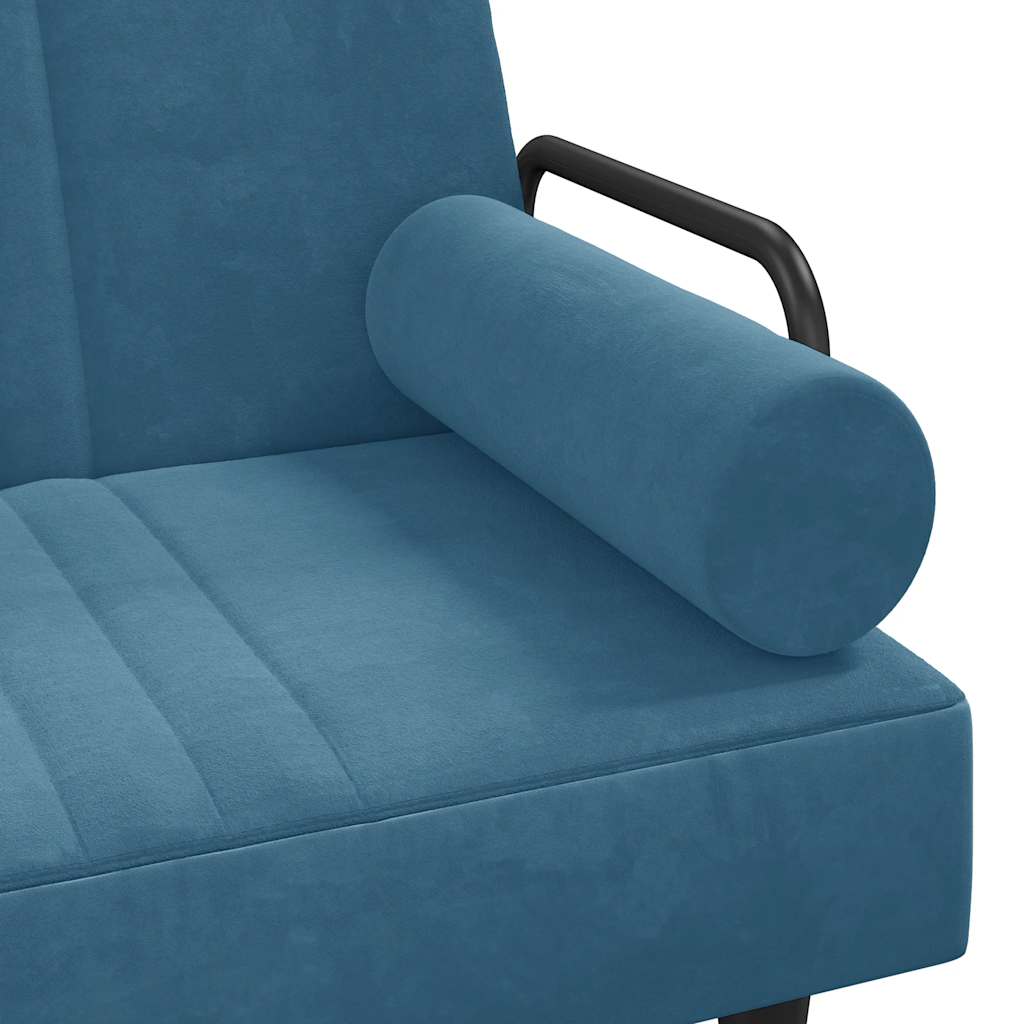 Bäddsoffa Med Armstöd Sammet