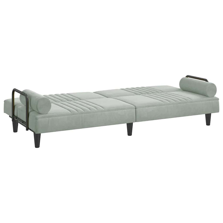 Bäddsoffa Med Armstöd Sammet