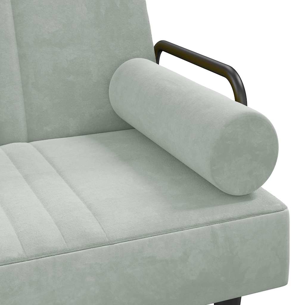 Bäddsoffa Med Armstöd Sammet