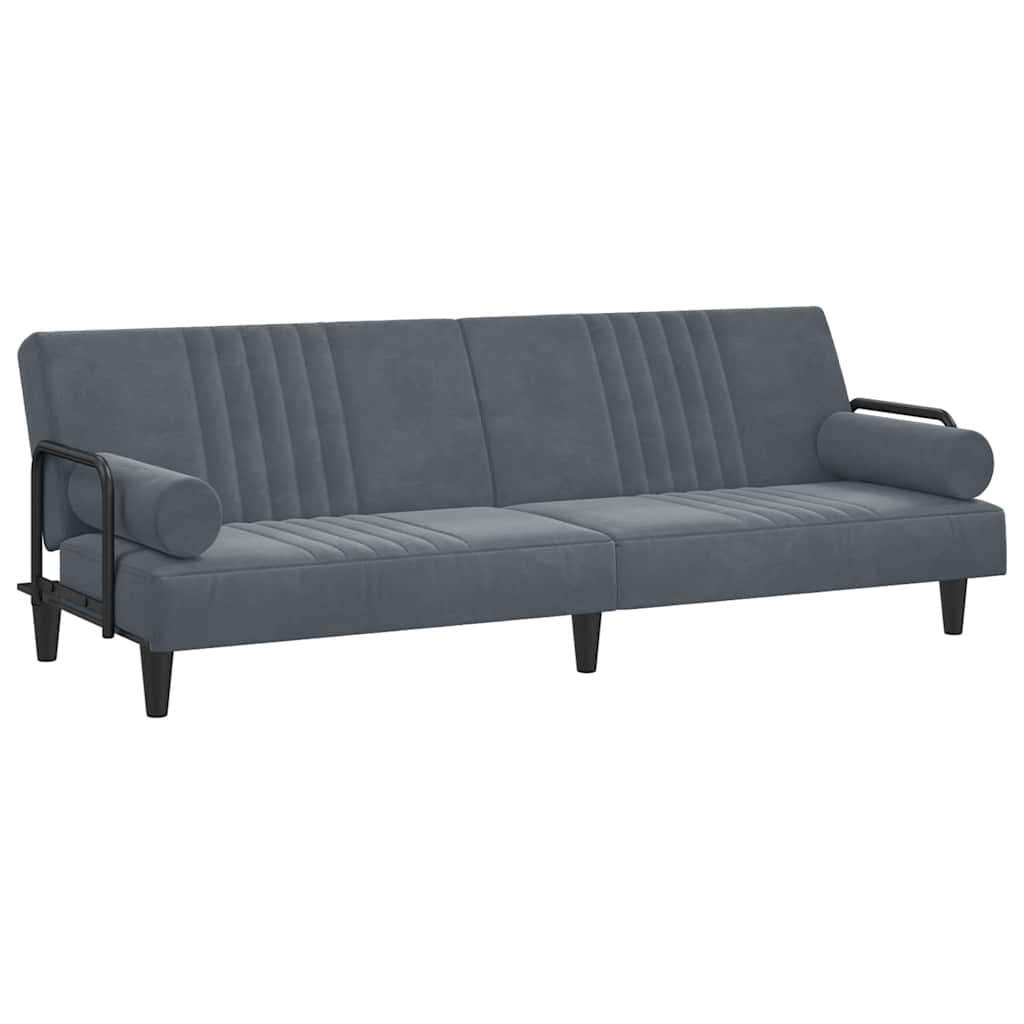 Bäddsoffa Med Armstöd Sammet