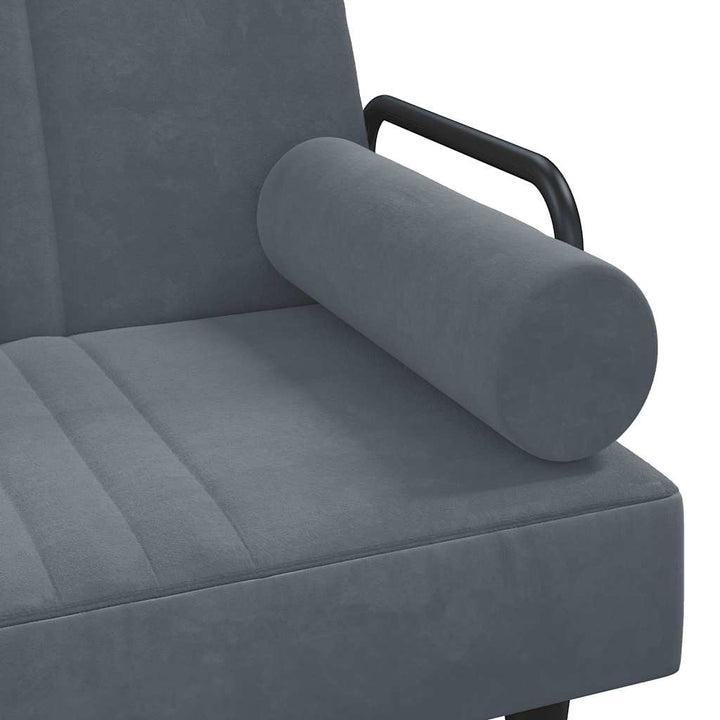 Bäddsoffa Med Armstöd Sammet