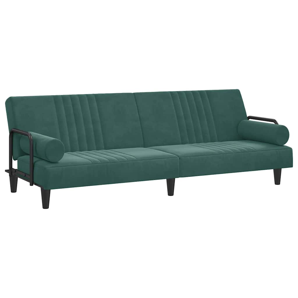Bäddsoffa Med Armstöd Sammet