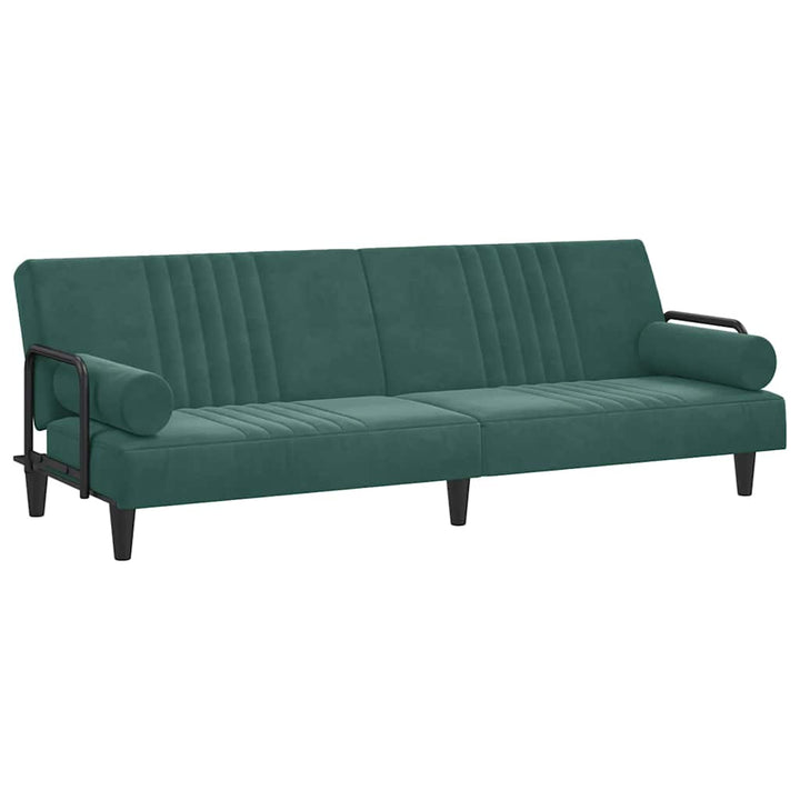 Bäddsoffa Med Armstöd Sammet