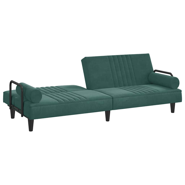 Bäddsoffa Med Armstöd Sammet