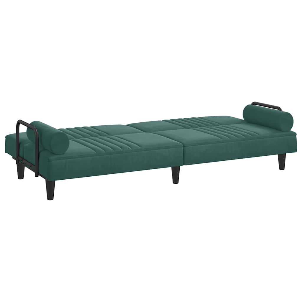 Bäddsoffa Med Armstöd Sammet