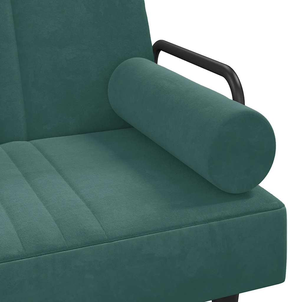 Bäddsoffa Med Armstöd Sammet