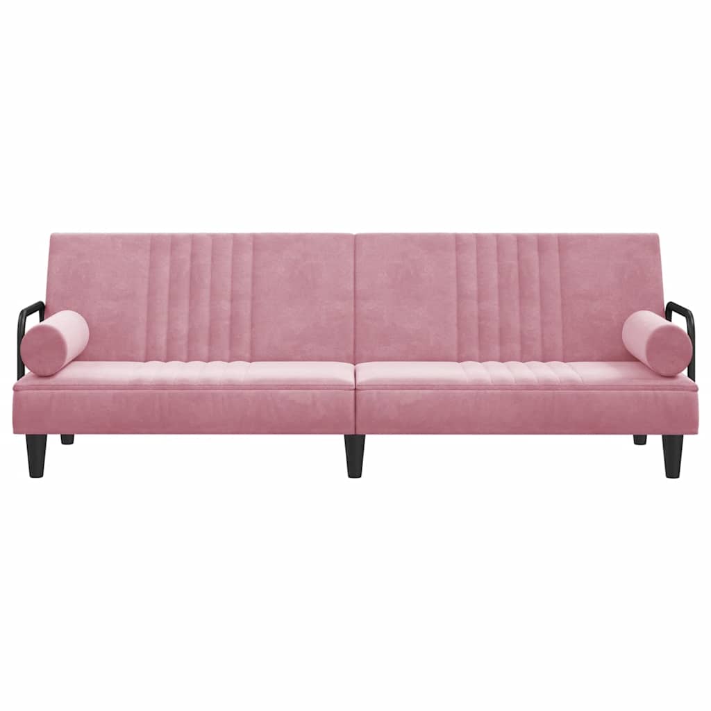 Bäddsoffa Med Armstöd Sammet
