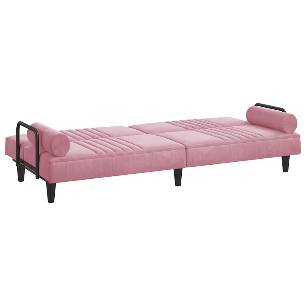 Bäddsoffa Med Armstöd Sammet