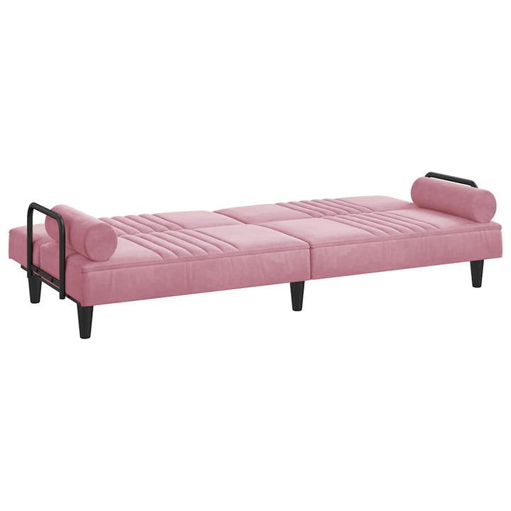 Bäddsoffa Med Armstöd Sammet