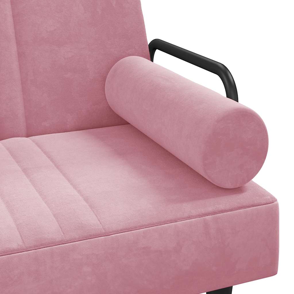 Bäddsoffa Med Armstöd Sammet