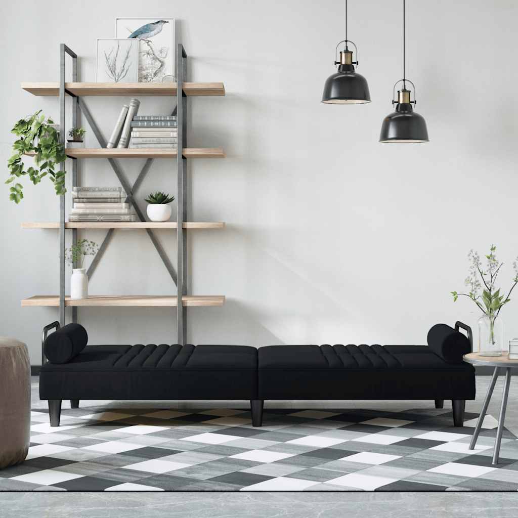 Bäddsoffa Med Armstöd Sammet