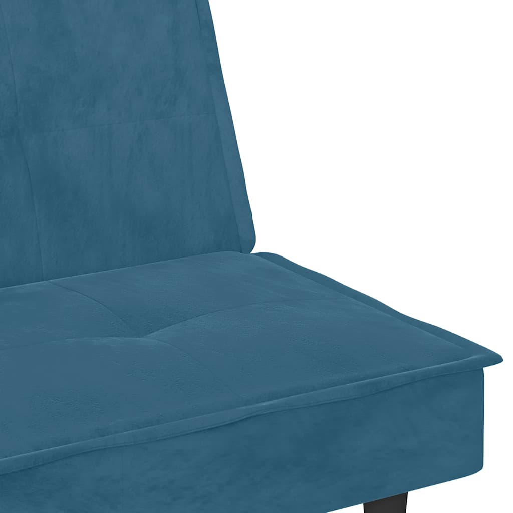Bäddsoffa Med Mugghållare Sammet