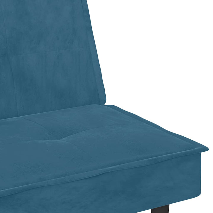 Bäddsoffa Med Mugghållare Sammet