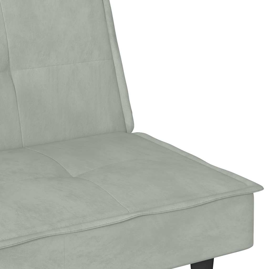 Bäddsoffa Med Kopphållare Sammet