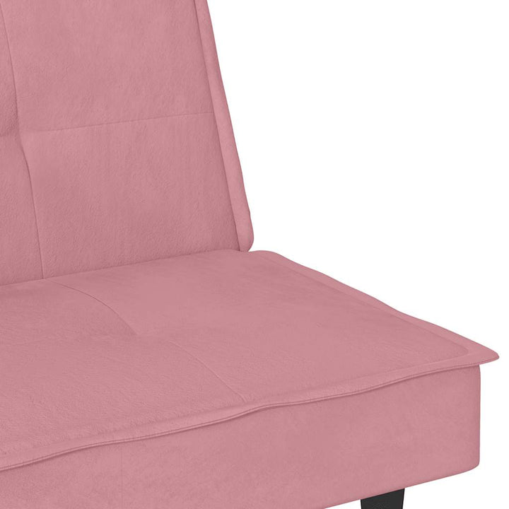Bäddsoffa Med Mugghållare Sammet