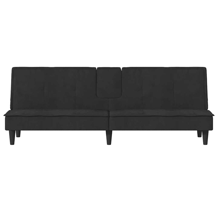Bäddsoffa Med Mugghållare Sammet