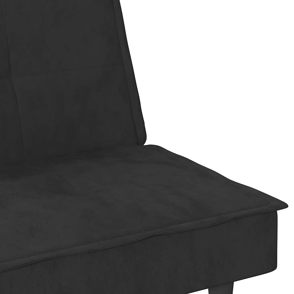 Bäddsoffa Med Mugghållare Sammet