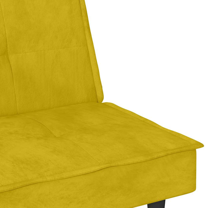Bäddsoffa Med Mugghållare Sammet