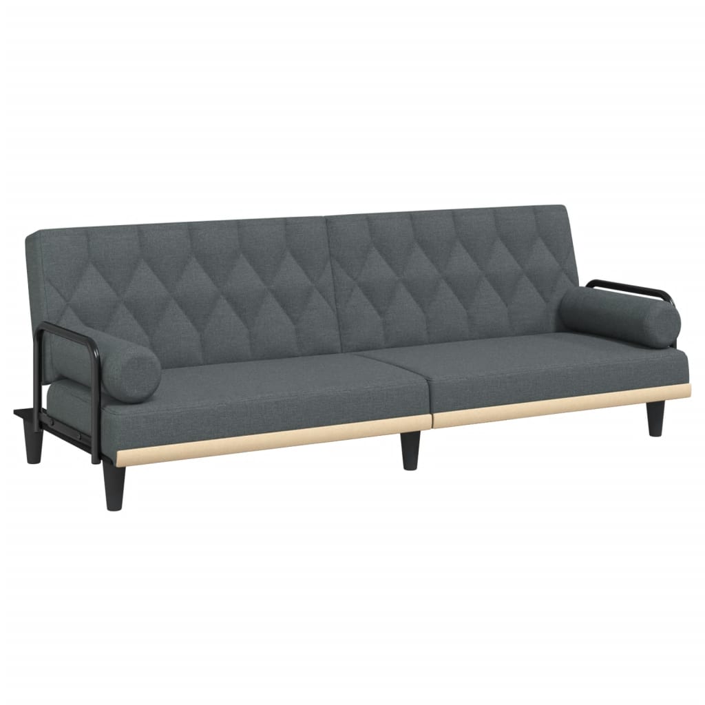 Bäddsoffa Med Armstöd Tyg