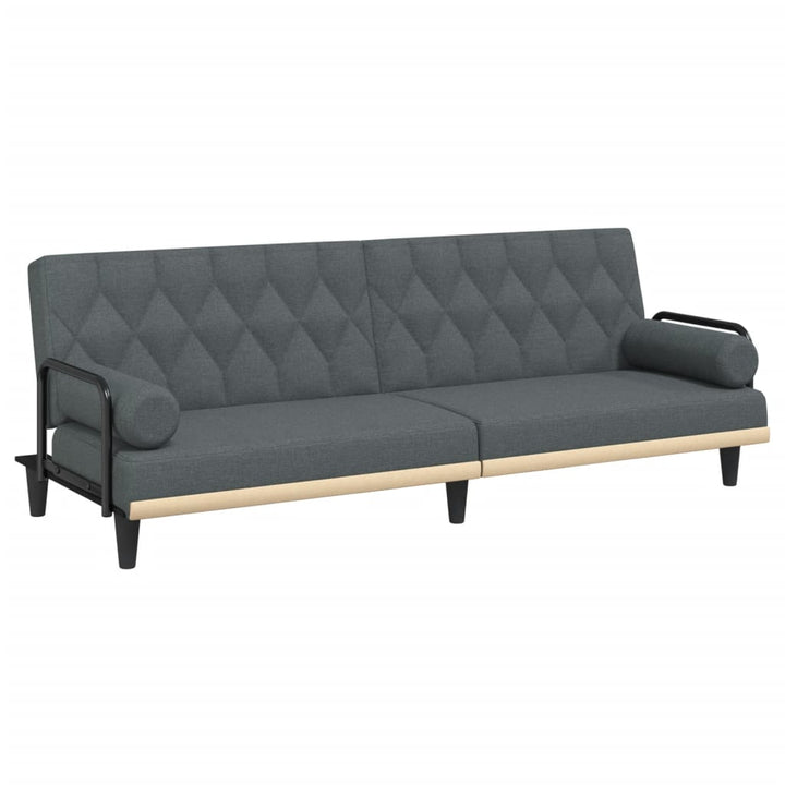 Bäddsoffa Med Armstöd Tyg