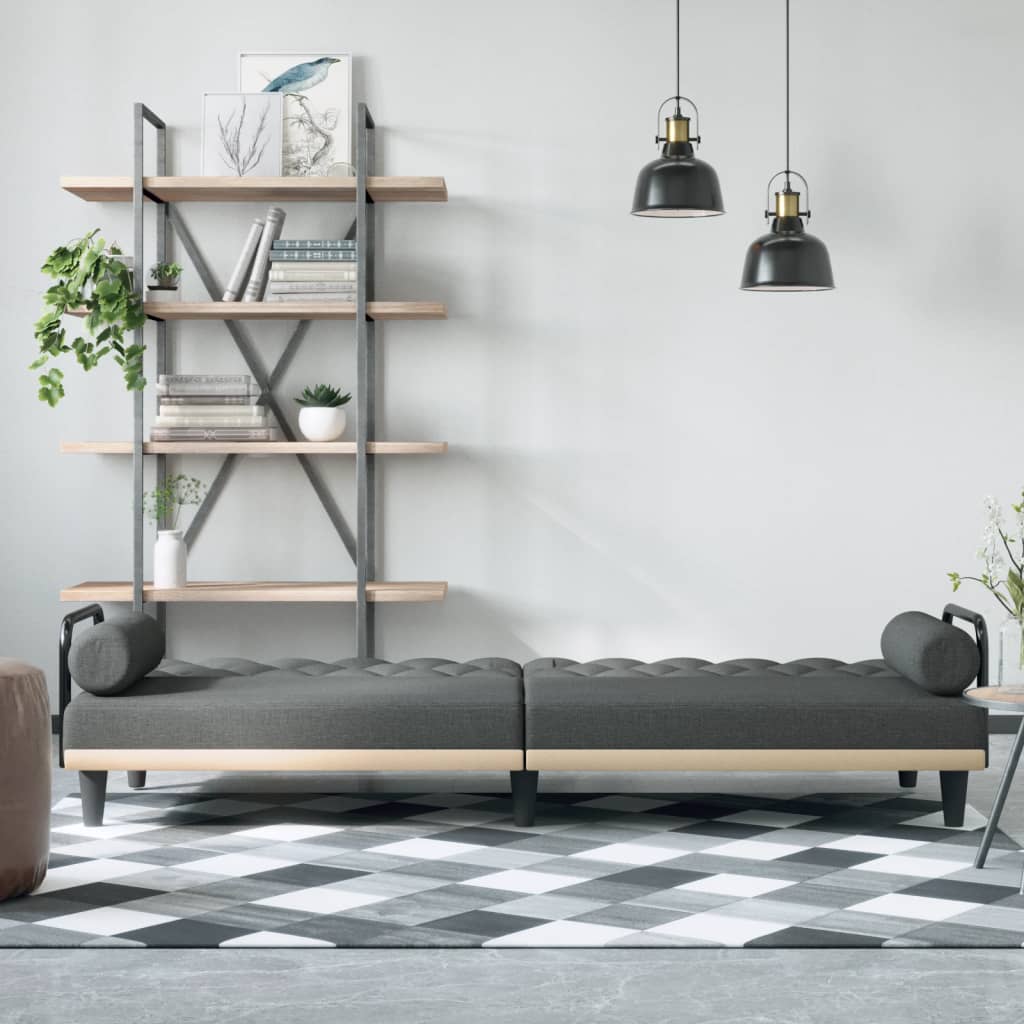 Bäddsoffa Med Armstöd Tyg