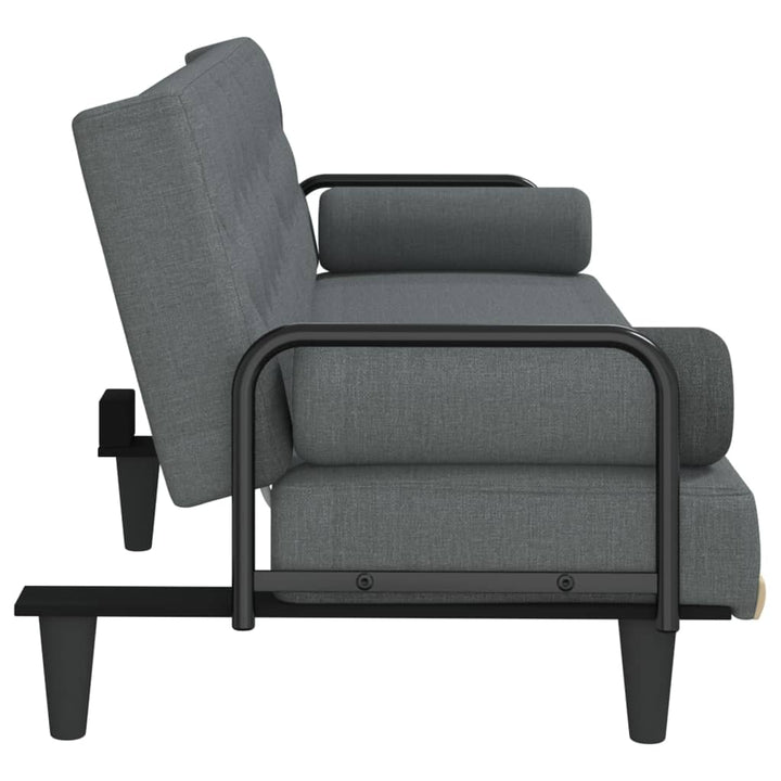 Bäddsoffa Med Armstöd Tyg