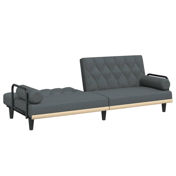 Bäddsoffa Med Armstöd Tyg
