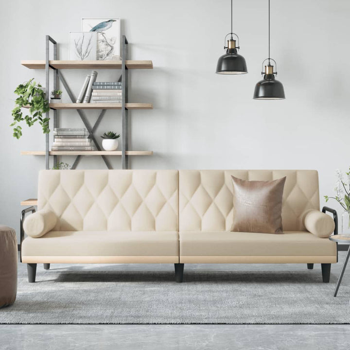 Bäddsoffa Med Armstöd Tyg