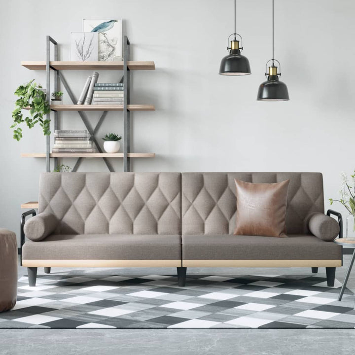 Bäddsoffa Med Armstöd Tyg