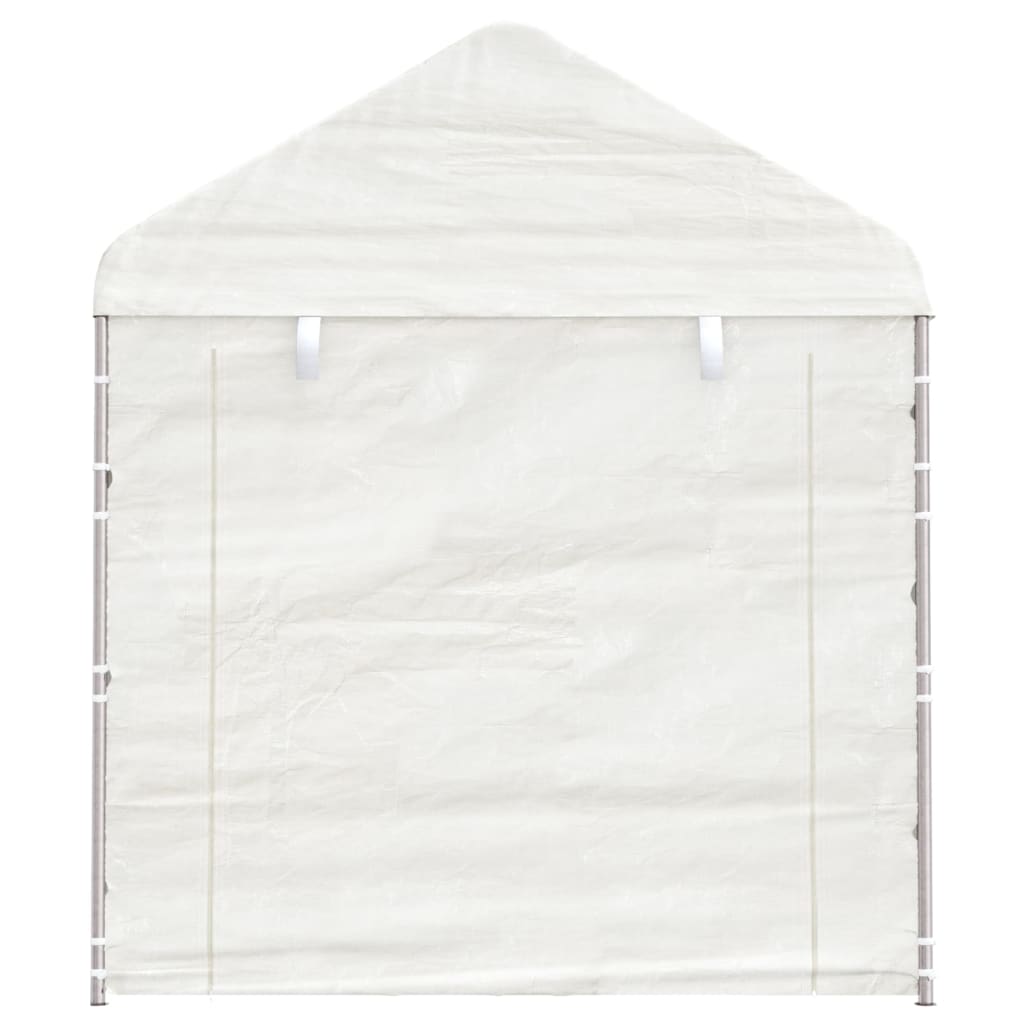 Paviljong Med Tak Vit 2,28X2,23X2,69 M Polyeten