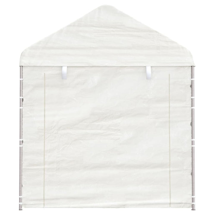 Paviljong Med Tak Vit 2,28X2,23X2,69 M Polyeten