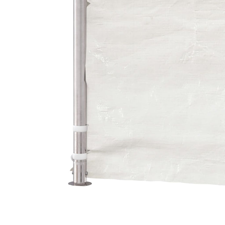 Paviljong Med Tak Vit 2,28X2,23X2,69 M Polyeten