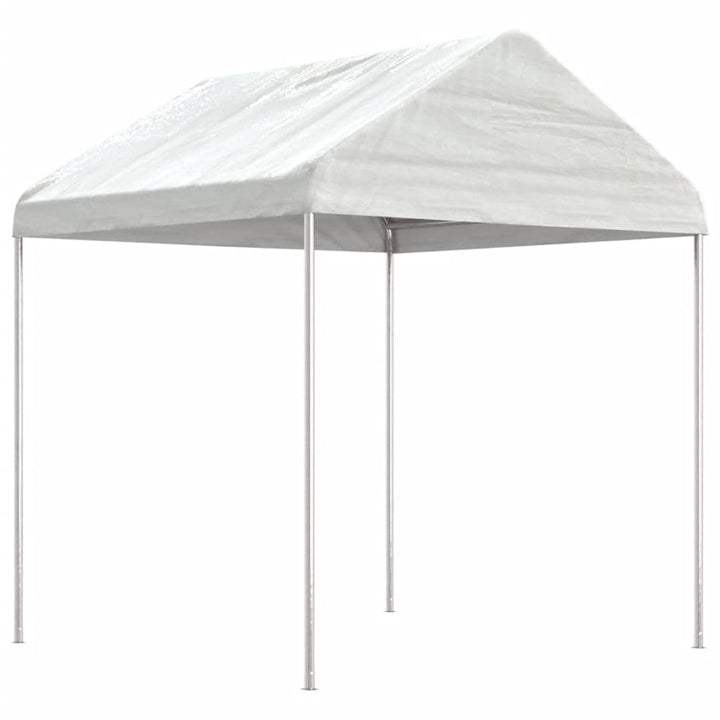 Paviljong Med Tak Vit 8,92X2,28X2,69 M Polyeten
