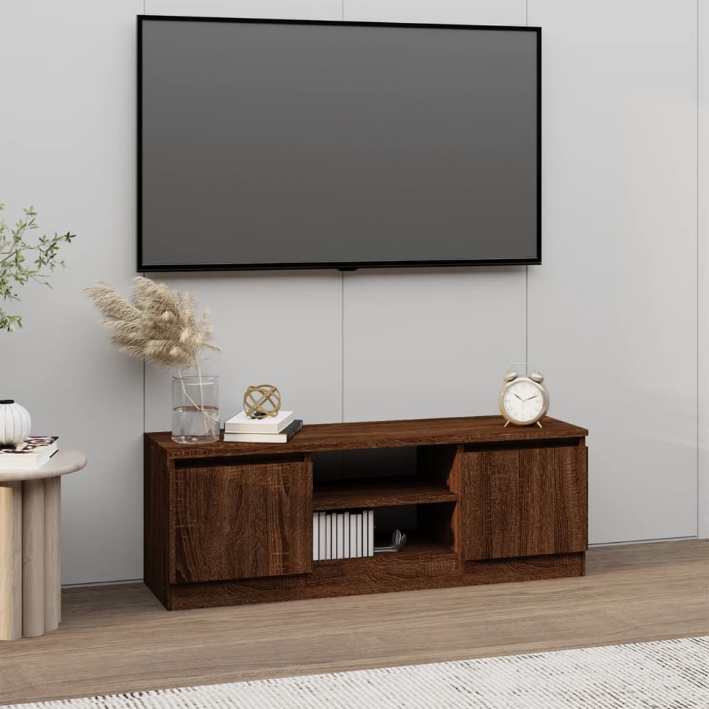 Tv-Bänk 102X30X36 Cm Konstruerat Trä