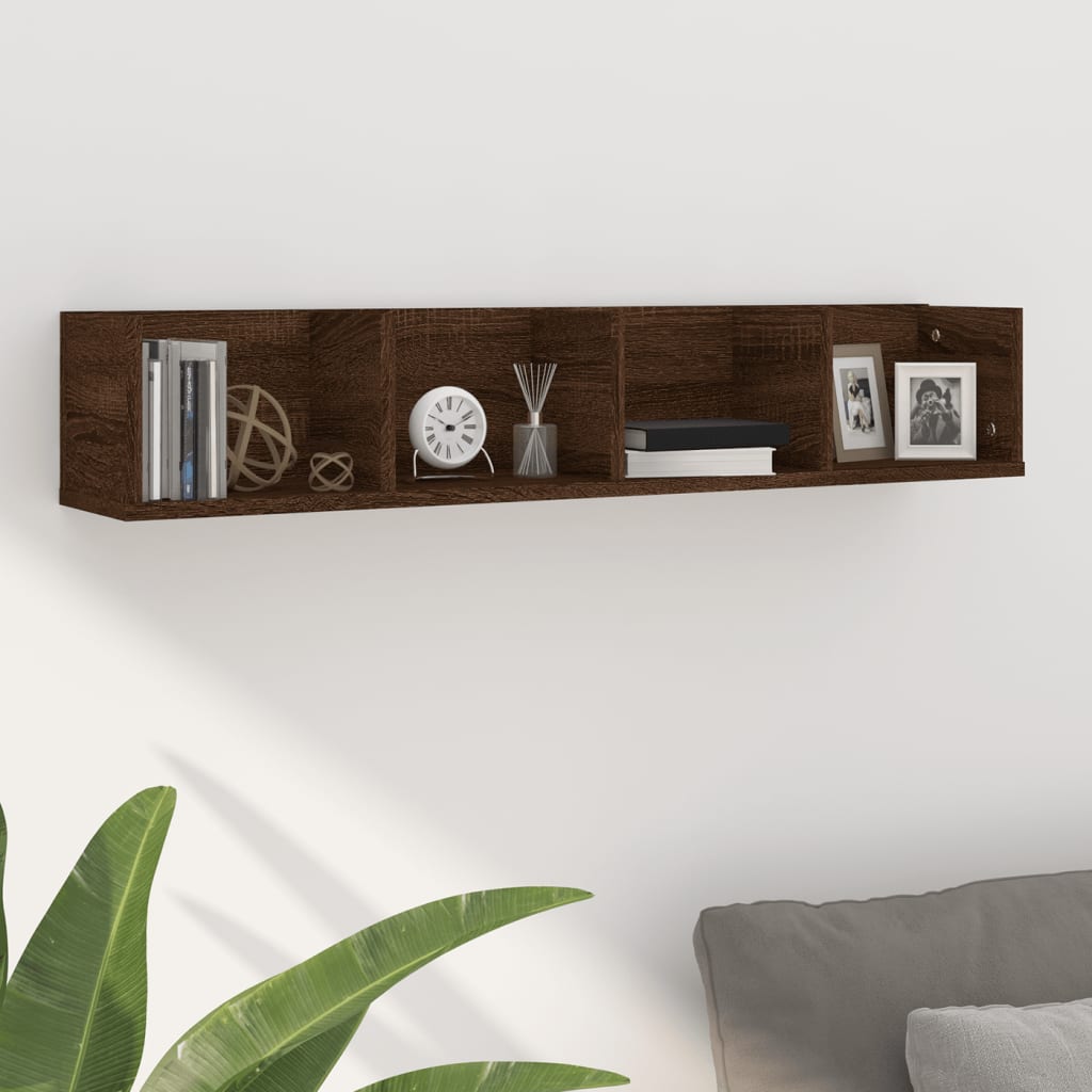 Cd-Hylla 100X18X18 Cm Konstruerat Trä