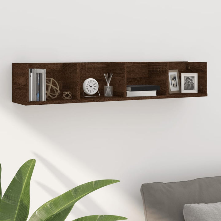 Cd-Hylla 100X18X18 Cm Konstruerat Trä