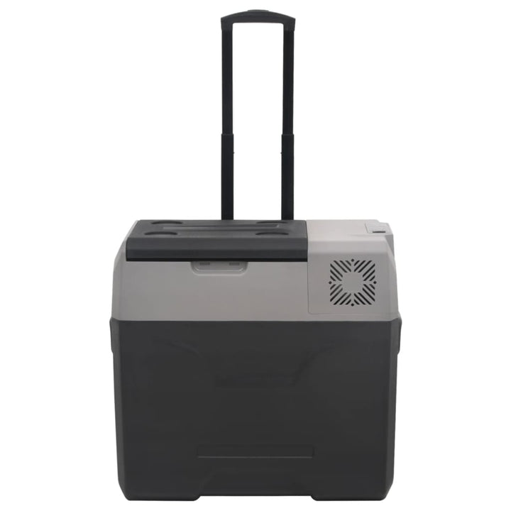 Kylbox Med Hjul Och Adapter Svart &amp; Grå Polypropylen