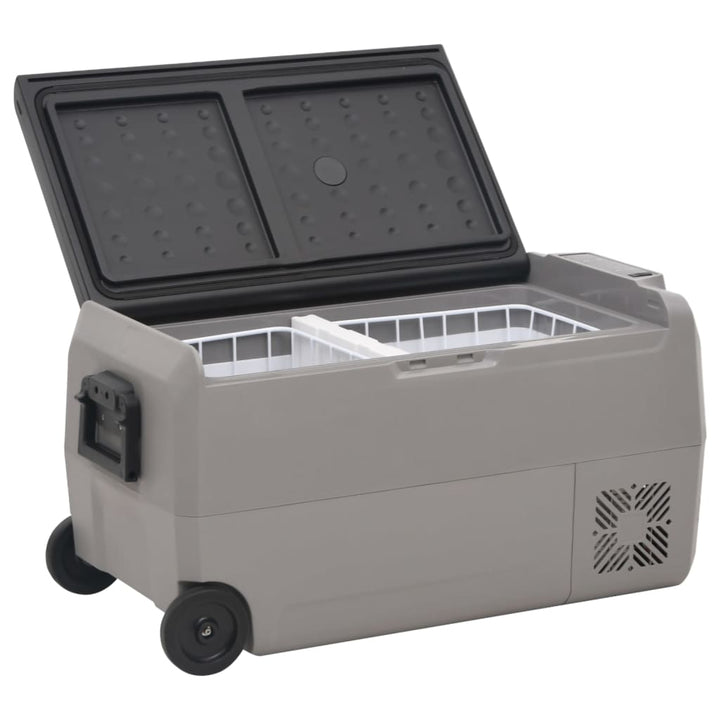 Kylbox Med Hjul Och Adapter Svart &amp; Grå Pp &amp; Pe