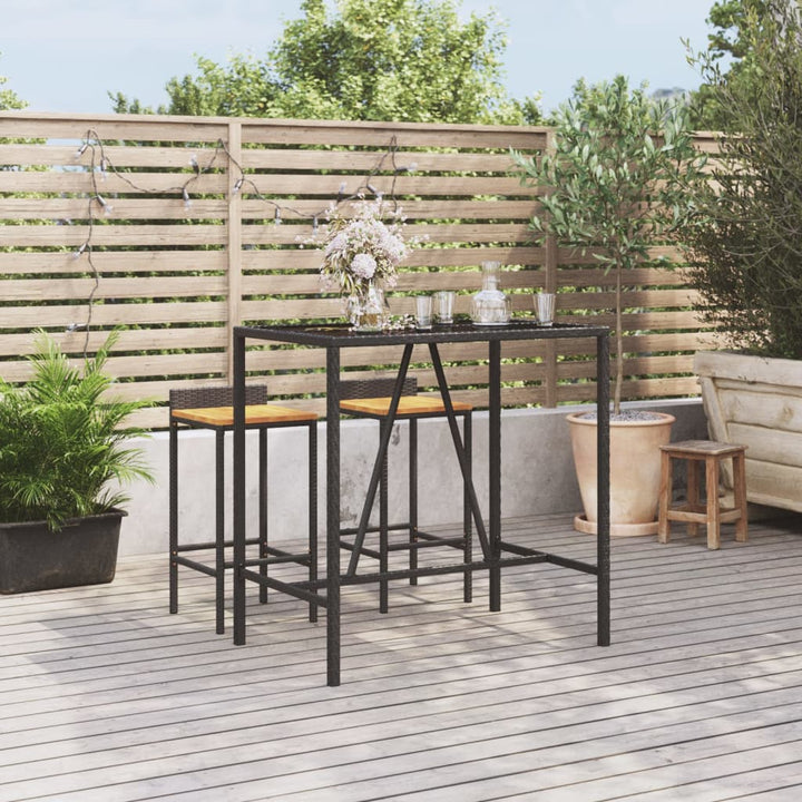 Barbord Med Glasskiva Konstrotting