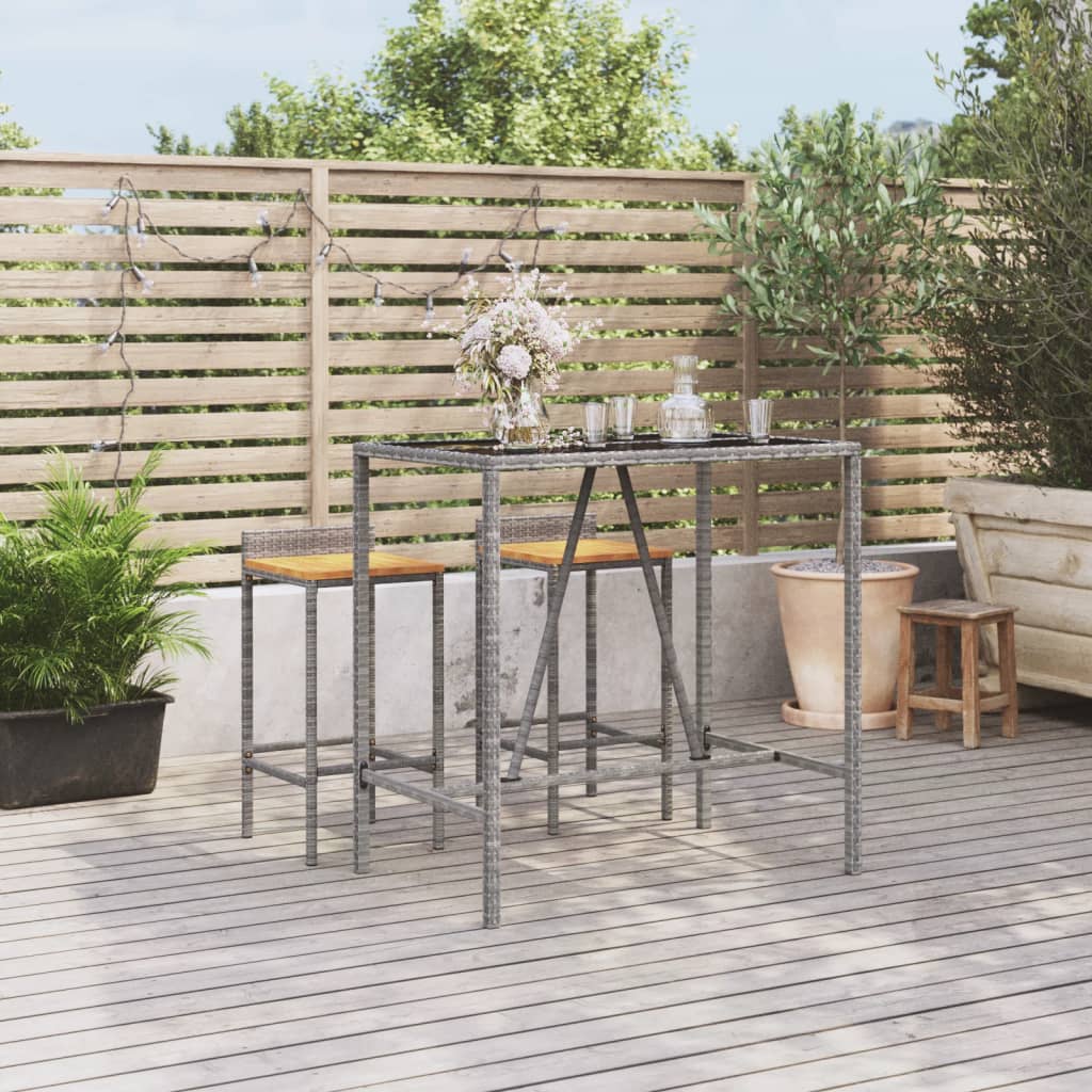 Barbord Med Glasskiva Konstrotting