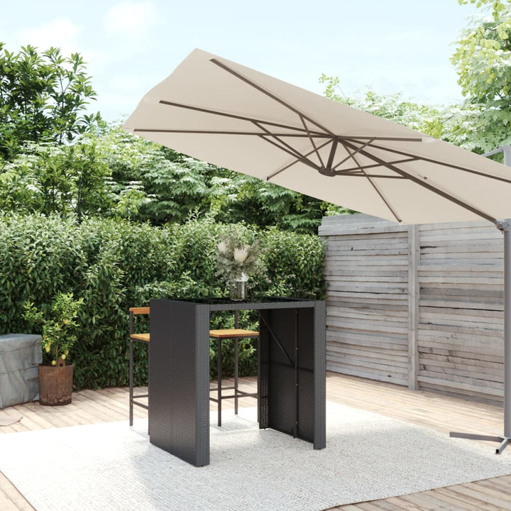 Barbord Med Glasskiva Konstrotting