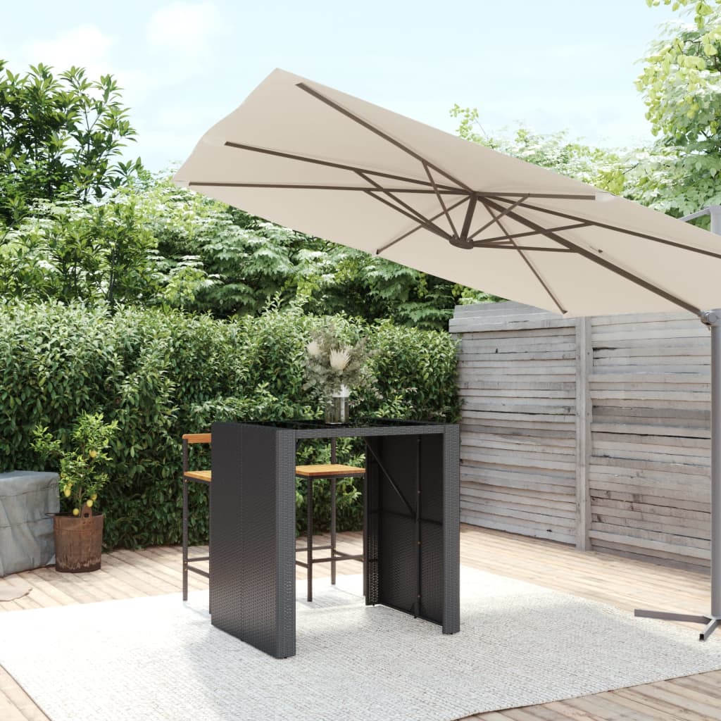 Barbord Med Glasskiva Konstrotting