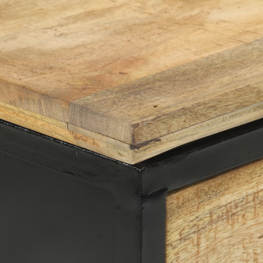 Konsolbord 110X30X75 Cm Massivt Grovt Mangoträ