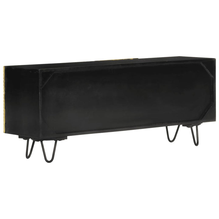 Tv-Bänk 110X30X45 Cm Massivt Mangoträ